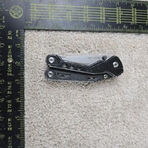 True Multi-Tool Black Folding Pliers‎ Knife Saw File Screwdriver Pocket Tool